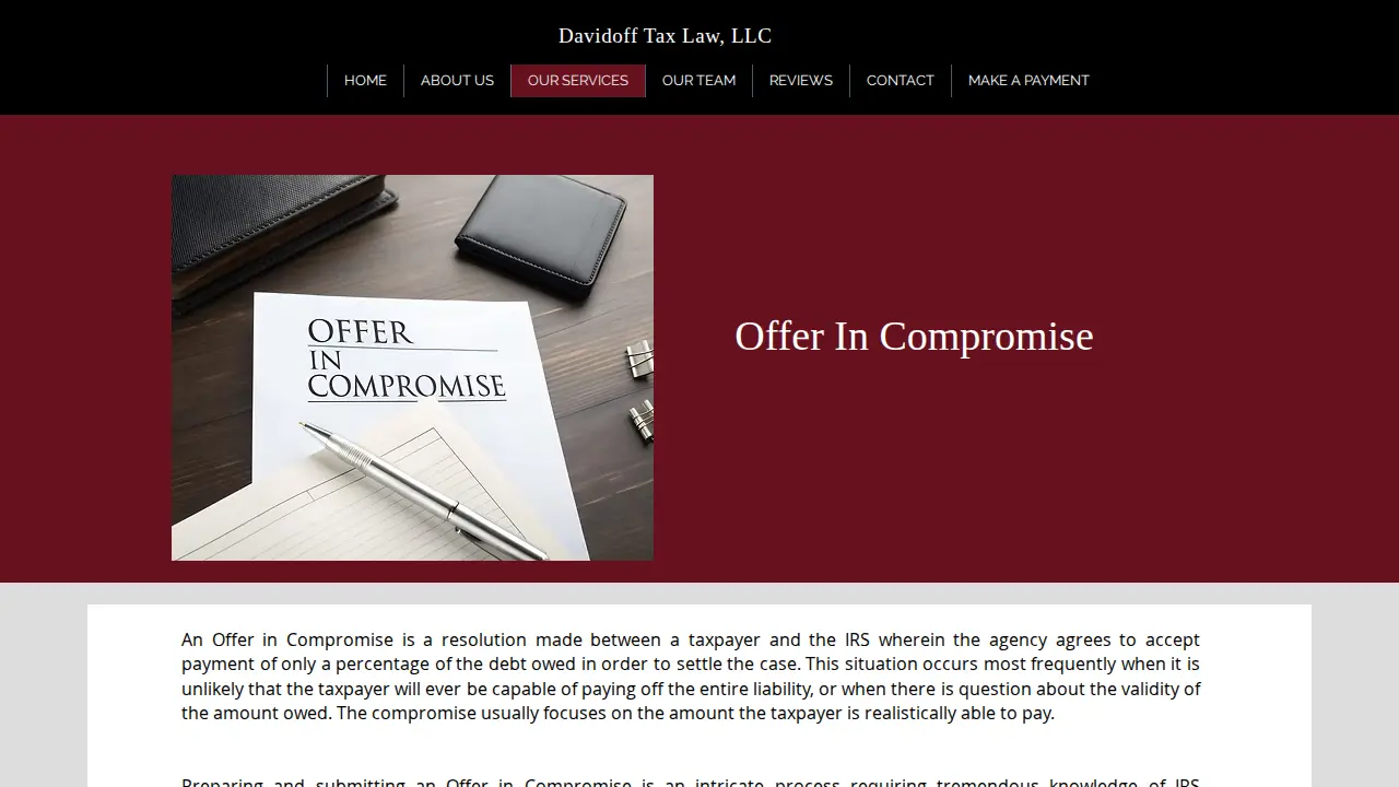 Davidoff Tax Law, LLC page