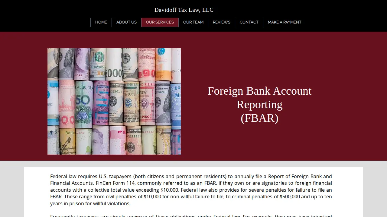 Davidoff Tax Law, LLC page