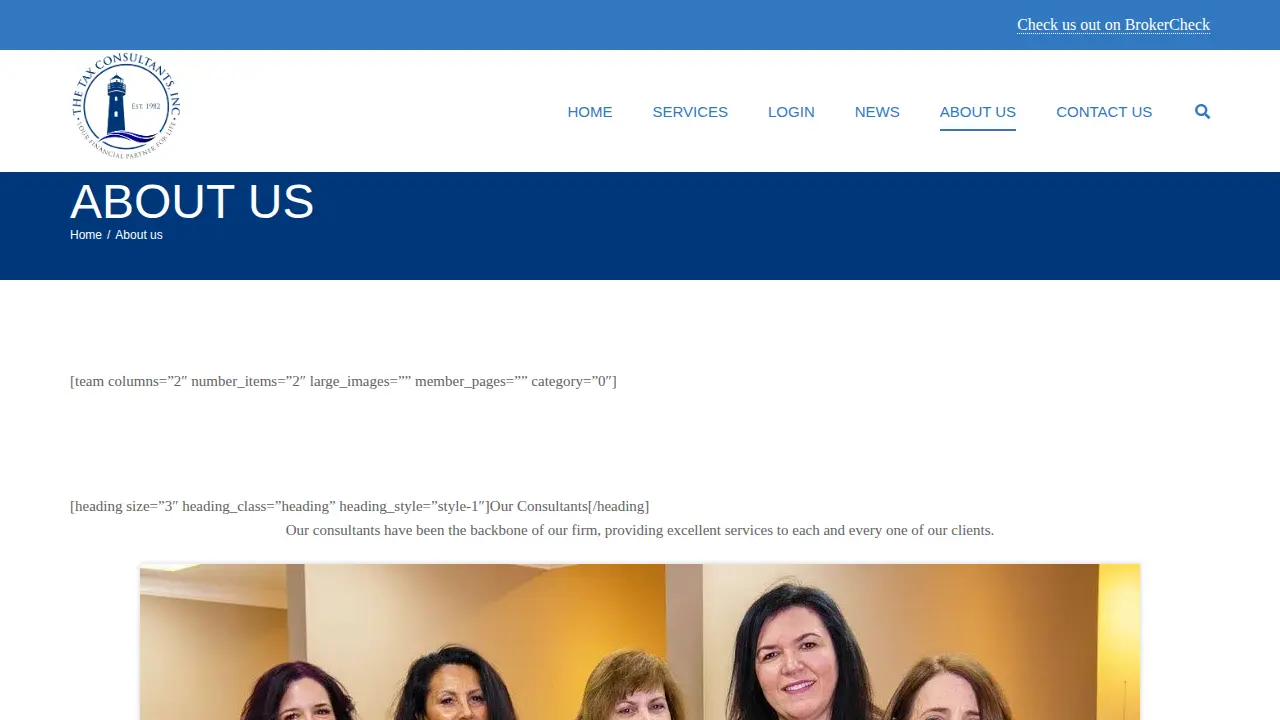 The Tax Consultants, Inc. page