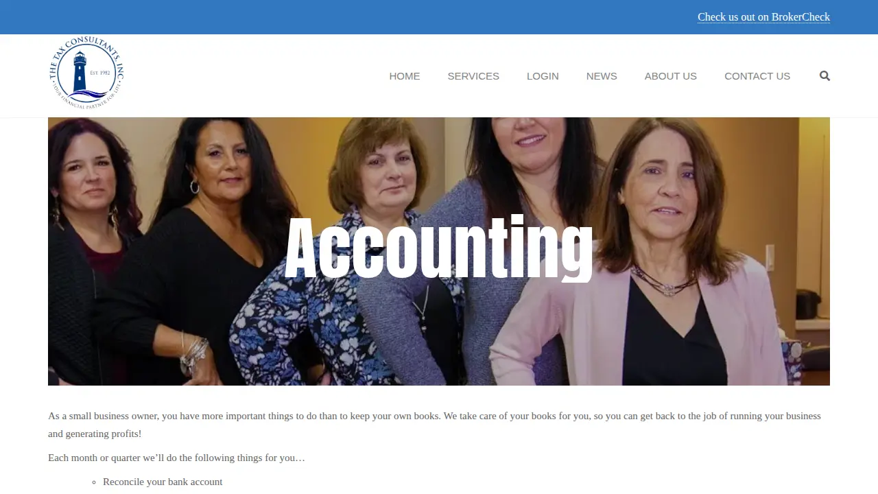 The Tax Consultants, Inc. page