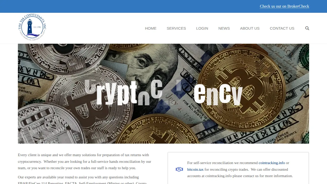 The Tax Consultants, Inc. page