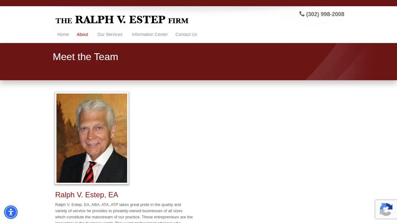 The Ralph V. Estep Firm page