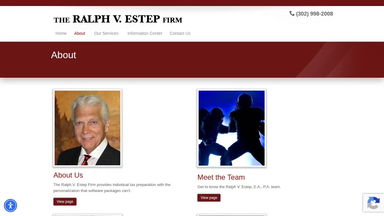 The Ralph V. Estep Firm page