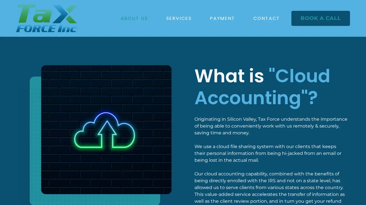 Tax Force Inc page