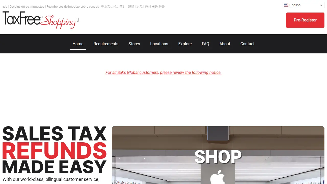 TaxFree Shopping