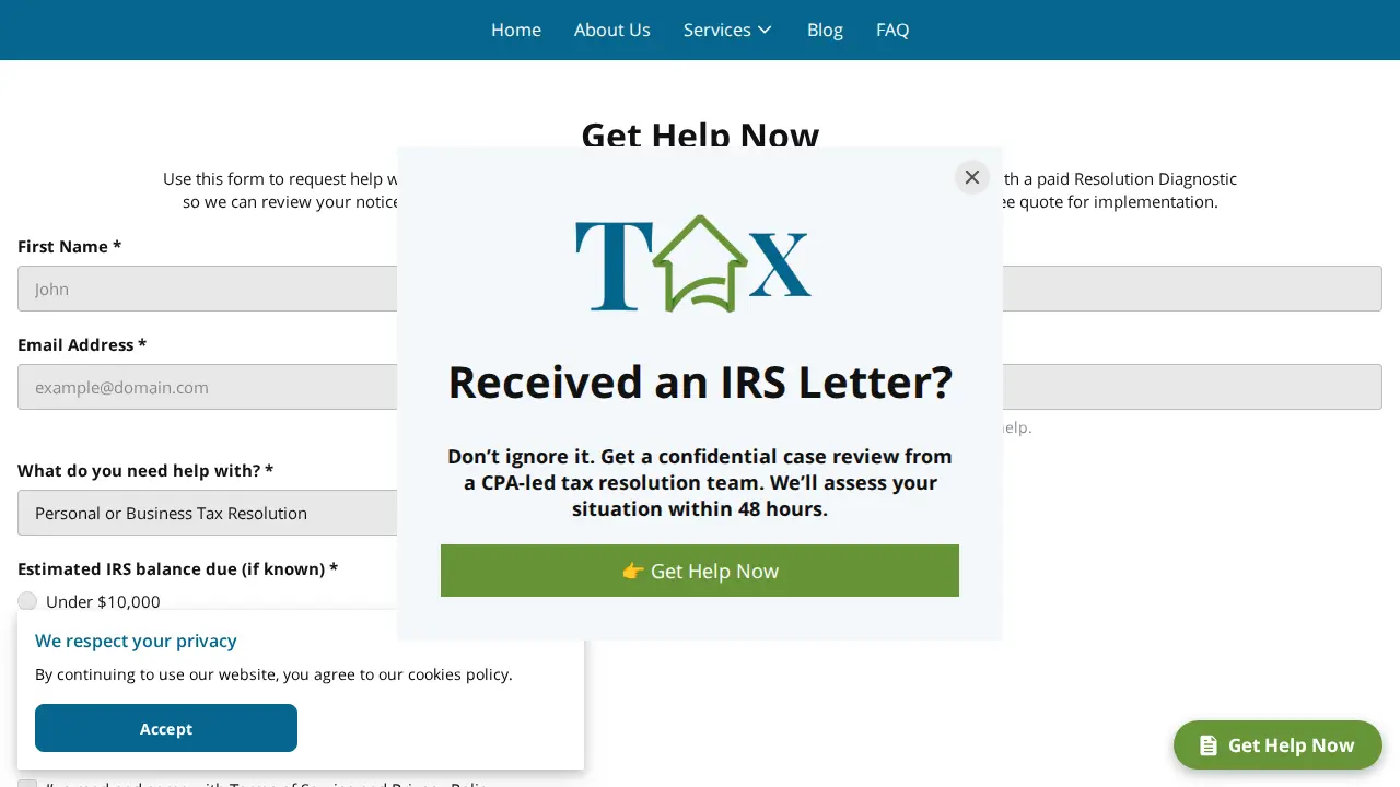 Taxhauz LLC page