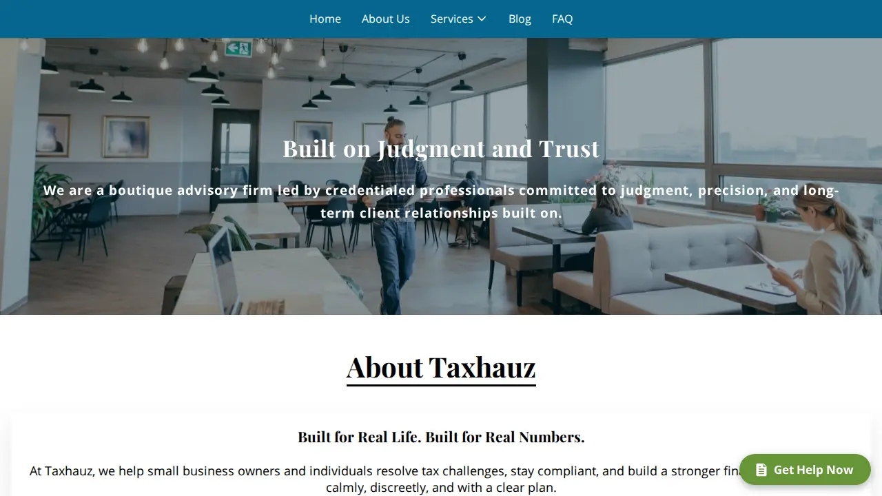Taxhauz LLC page