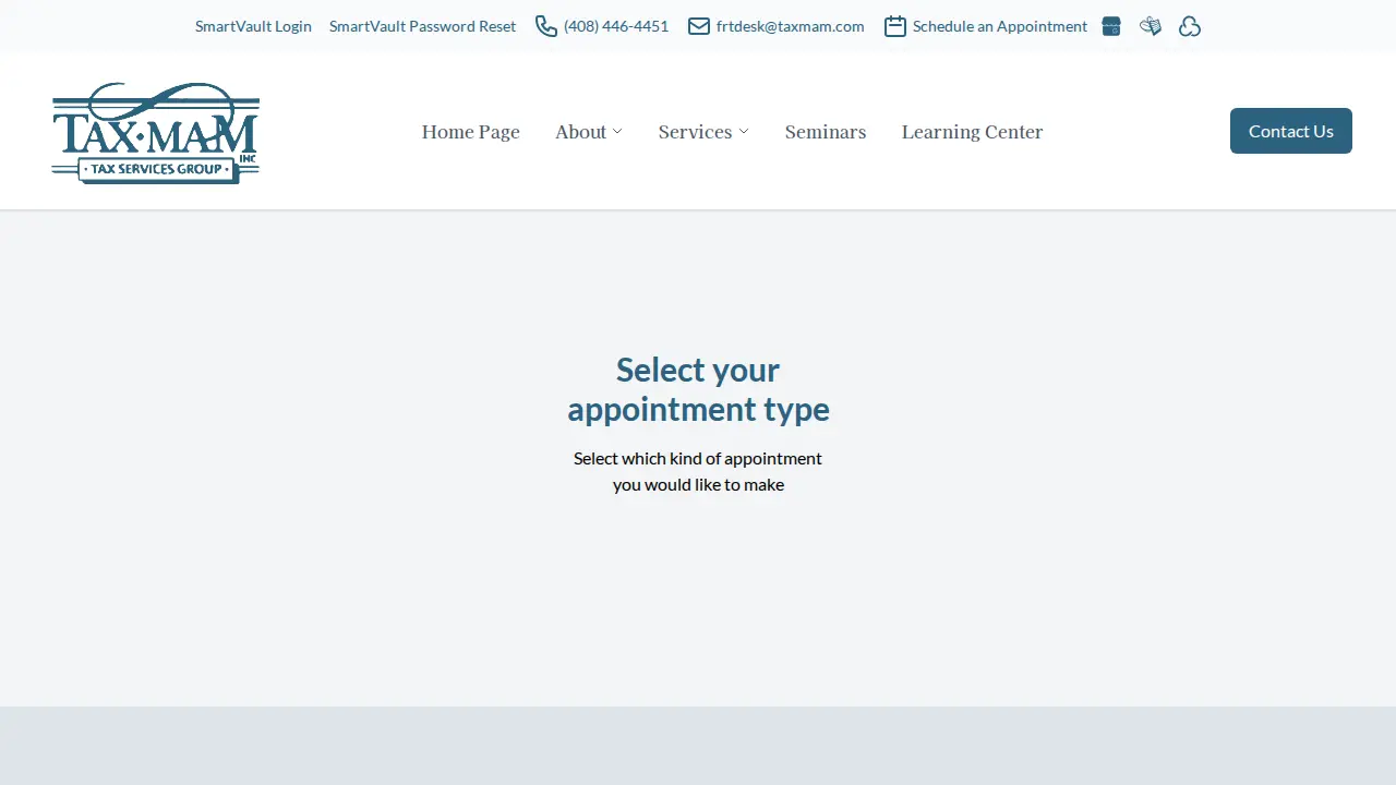 TaxMam, Inc., page