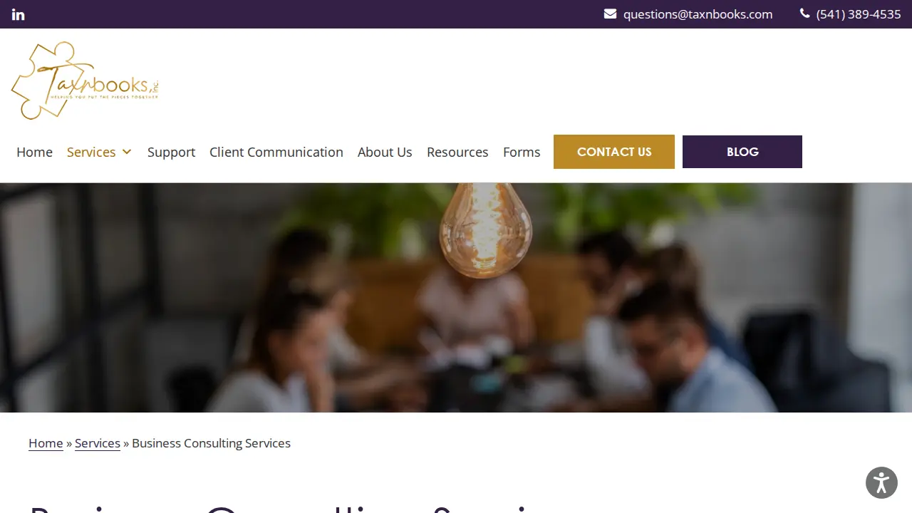 Taxnbooks, Inc. page