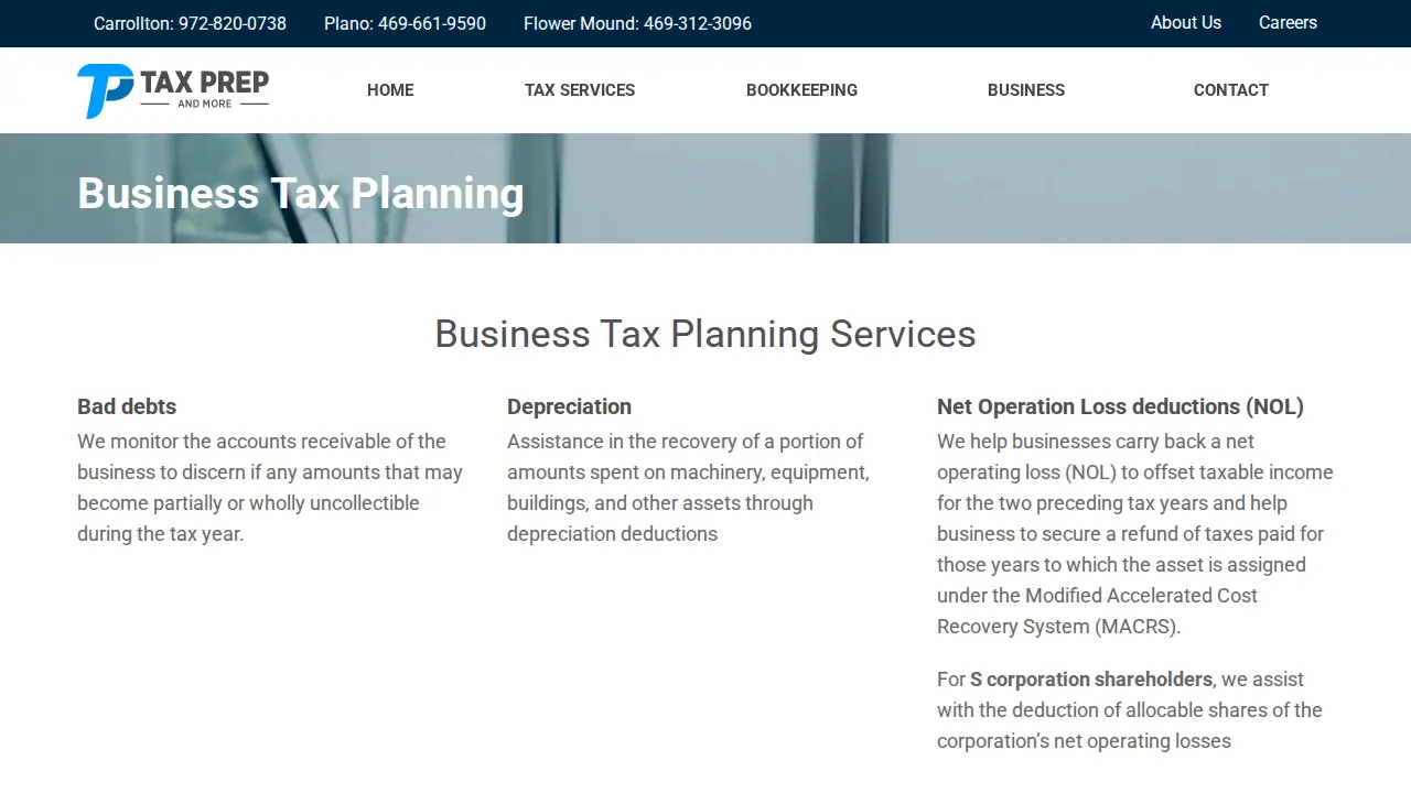 Tax Prep and More: Ramirez Accounting page