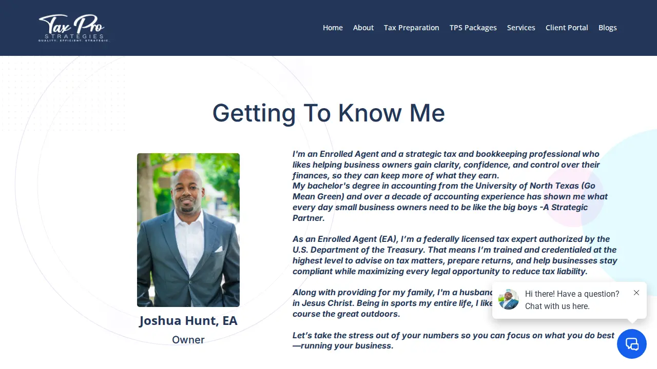 Tax Pro Strategies page