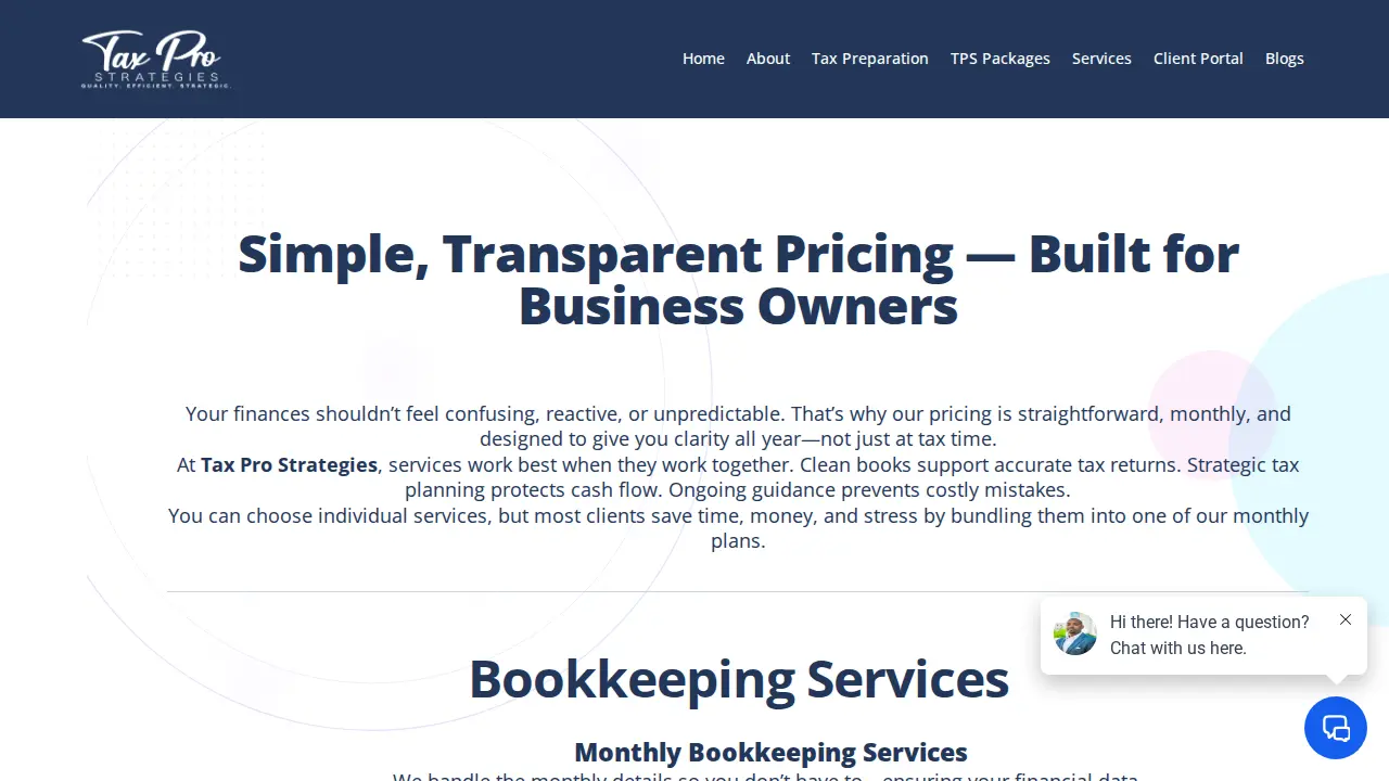 Tax Pro Strategies page