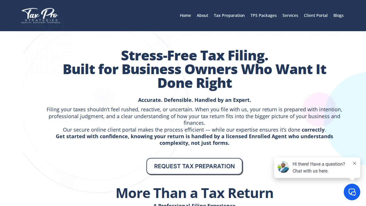 Tax Pro Strategies page