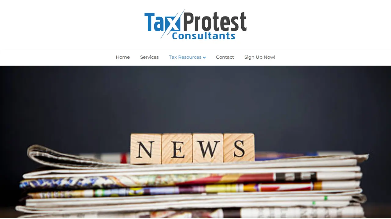 Tax Protest Consultants page