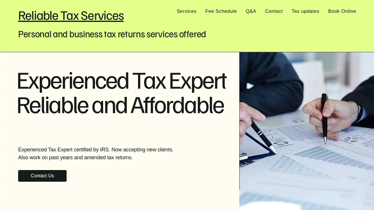 Reliable Tax Services