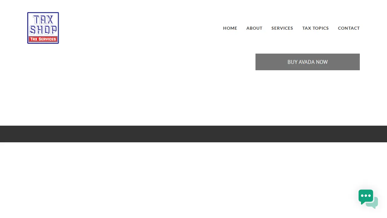 Tax Shop page
