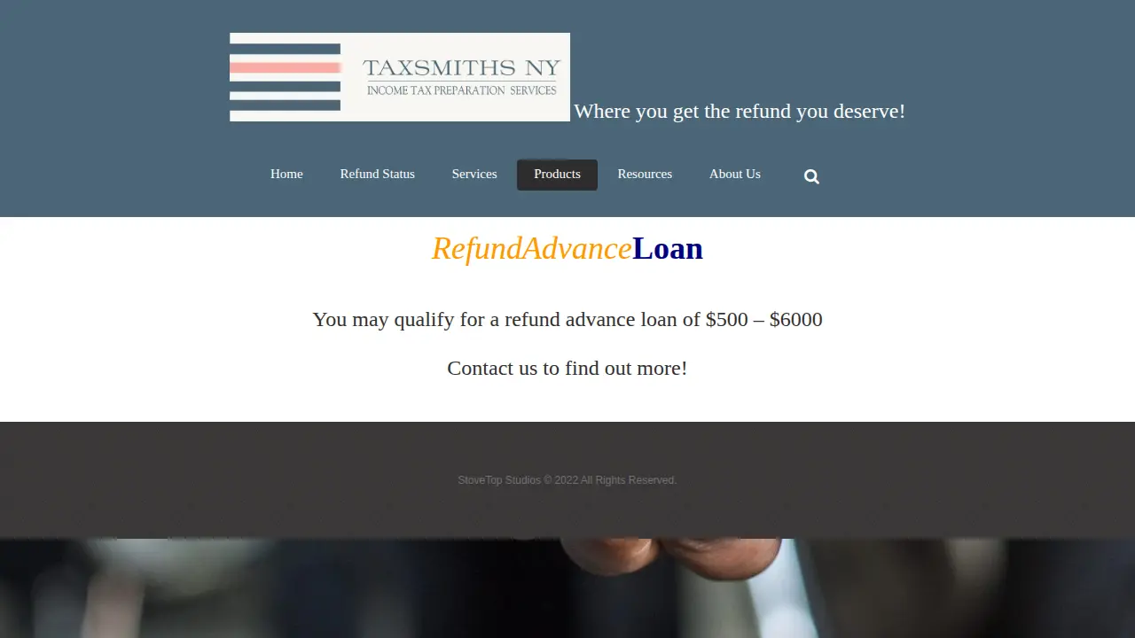 TaxSmiths NY page
