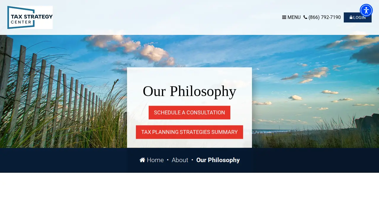 Tax Strategy Center page