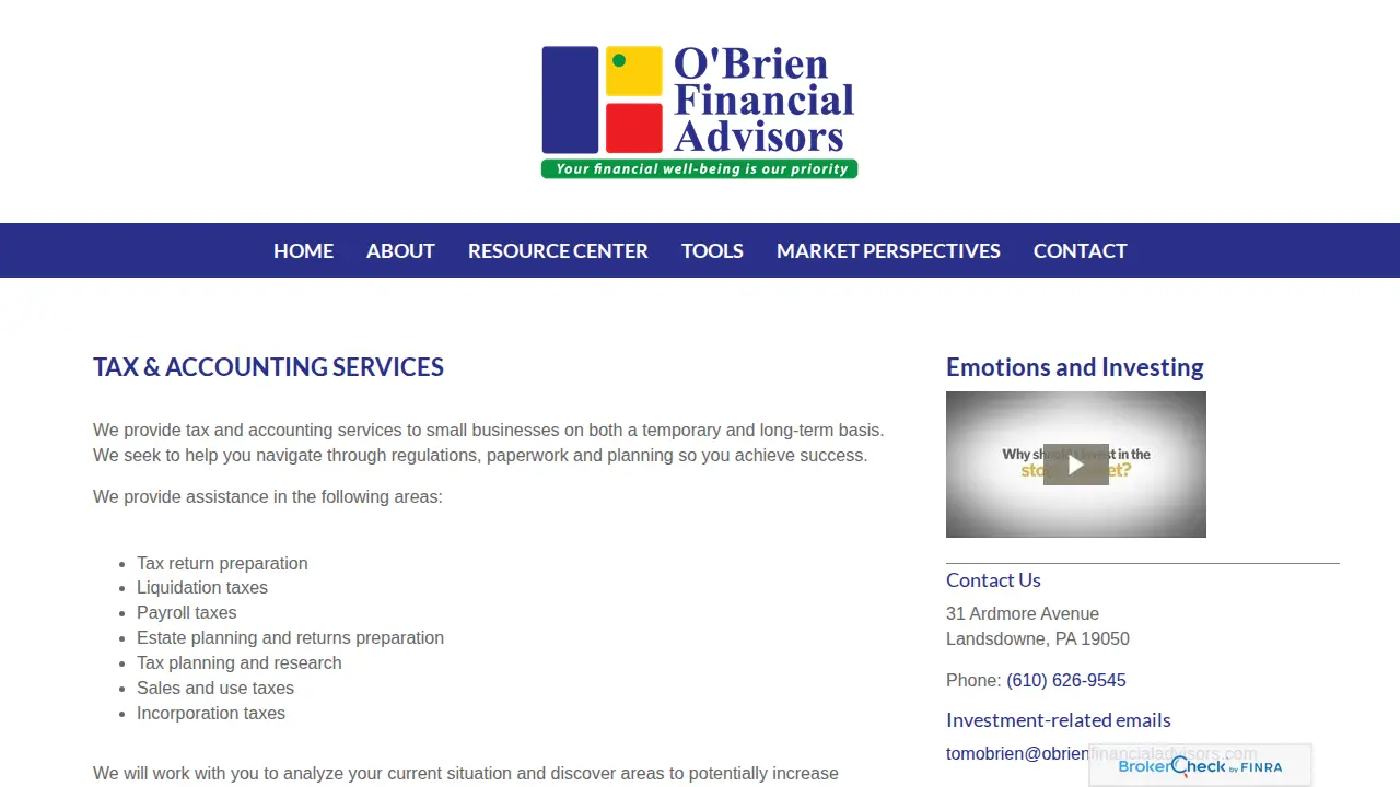 Tax Time page