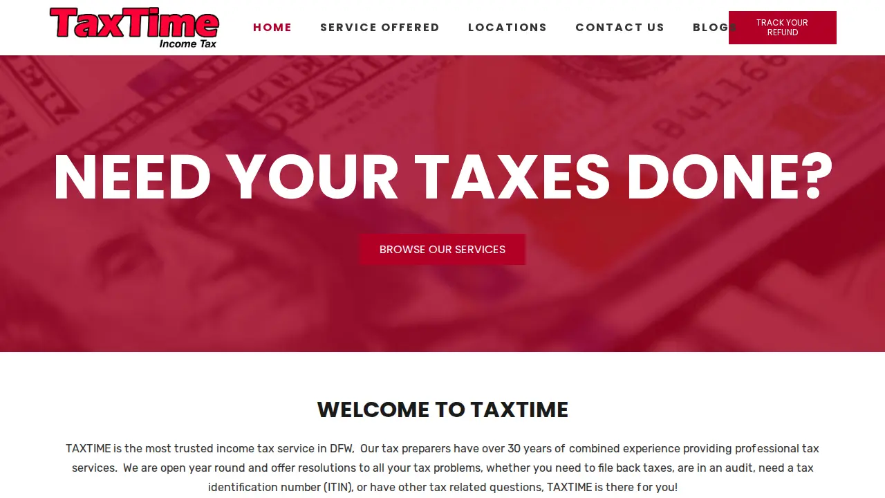 Tax Time Lewisville