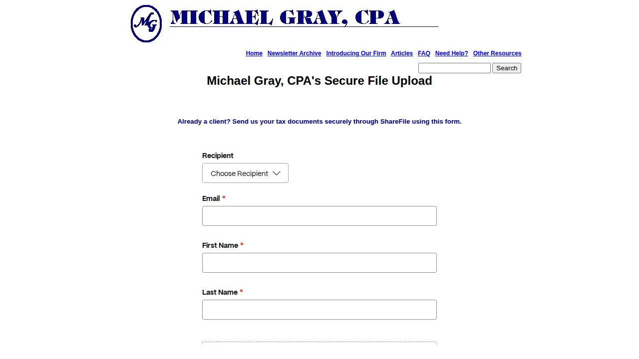 Michael Gray, CPA page