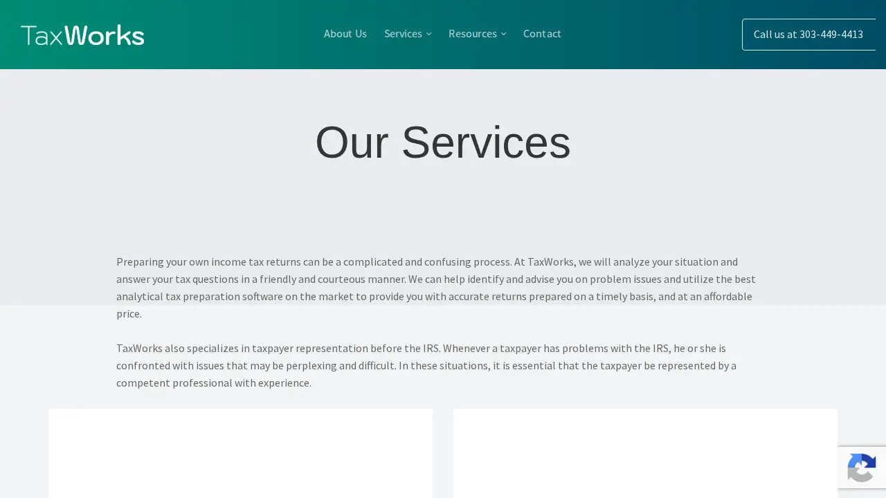 TaxWorks, Inc page