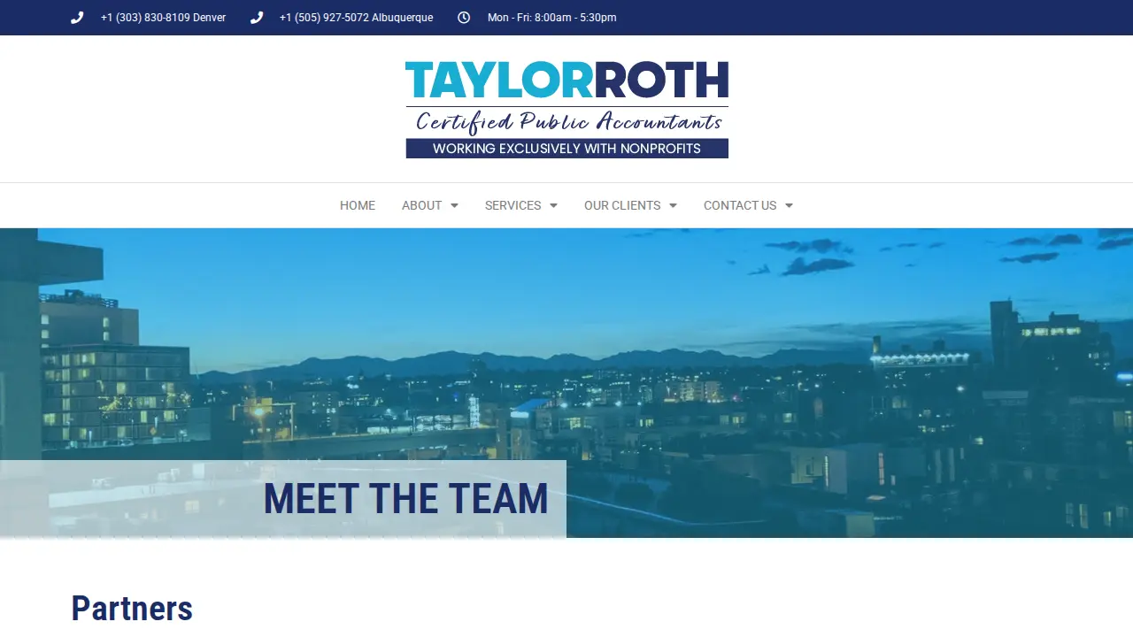Taylor Roth & Company page