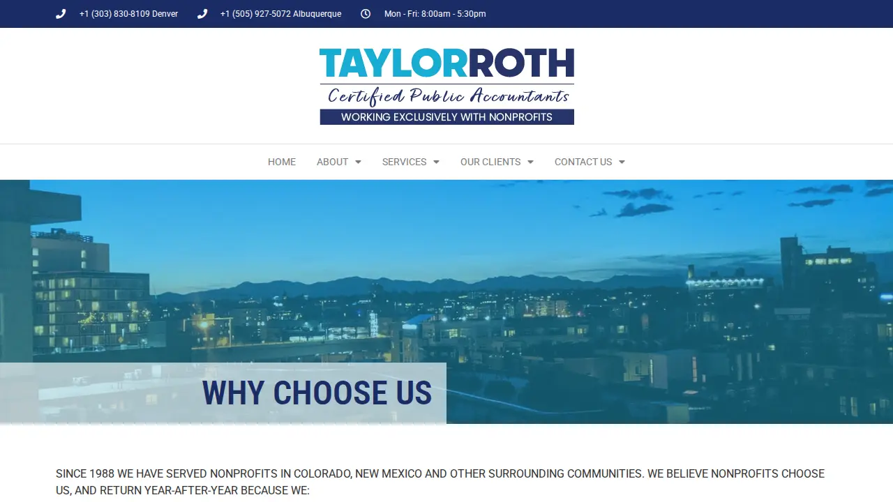 Taylor Roth & Company page
