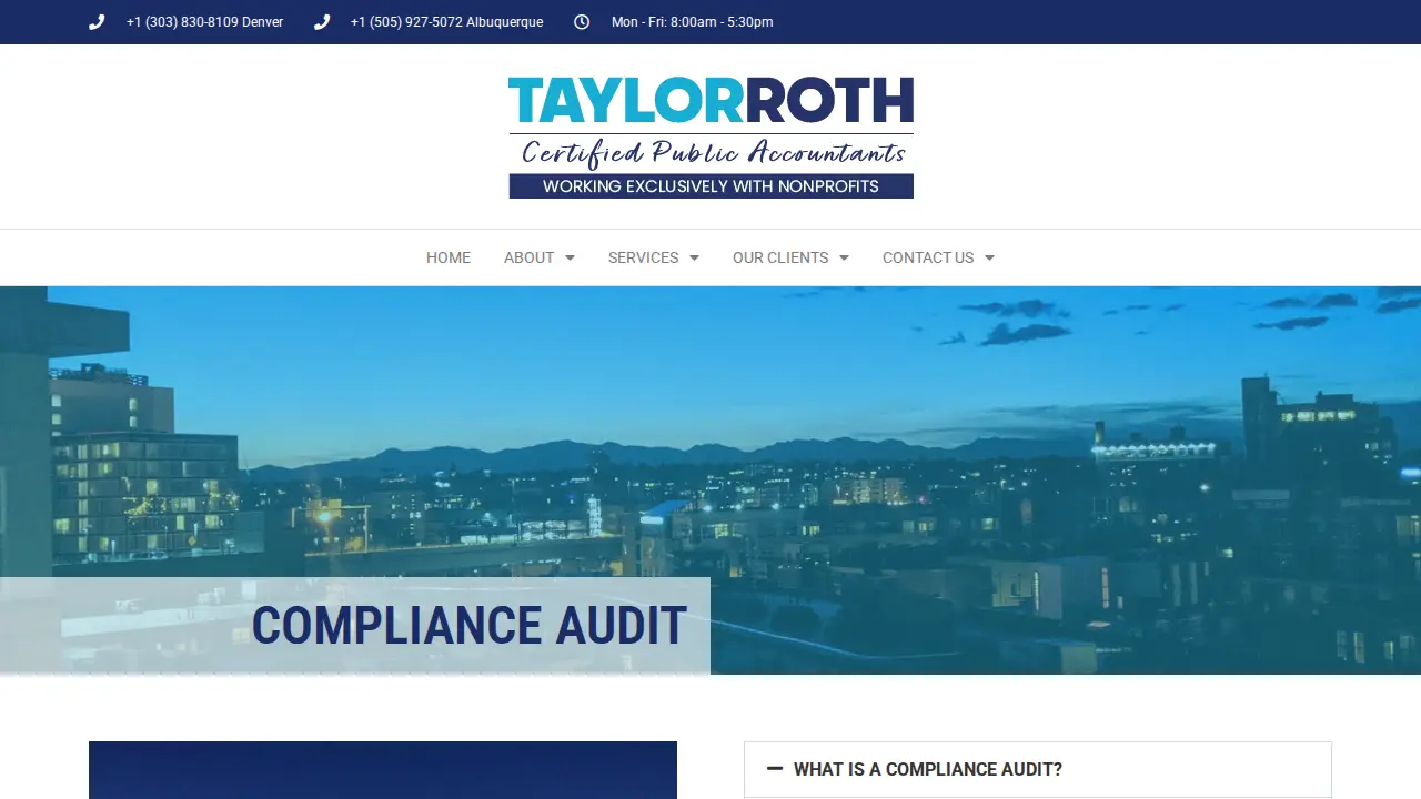 Taylor Roth & Company page