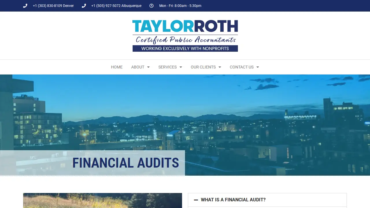 Taylor Roth & Company page