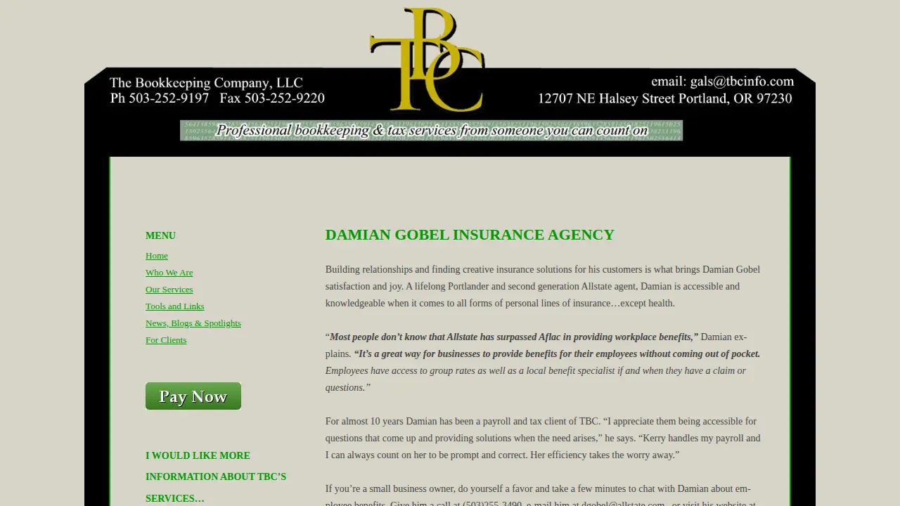 The Bookkeeping Company LLC page