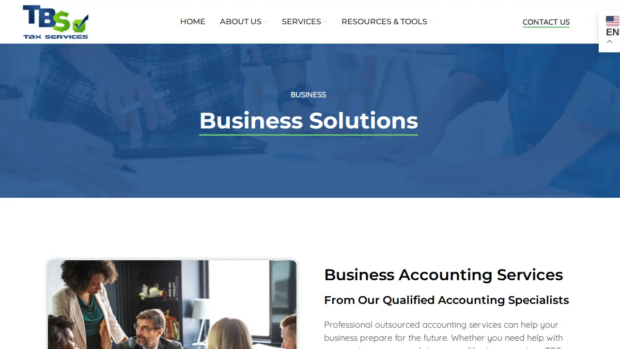 TBS Tax Services, Inc. page
