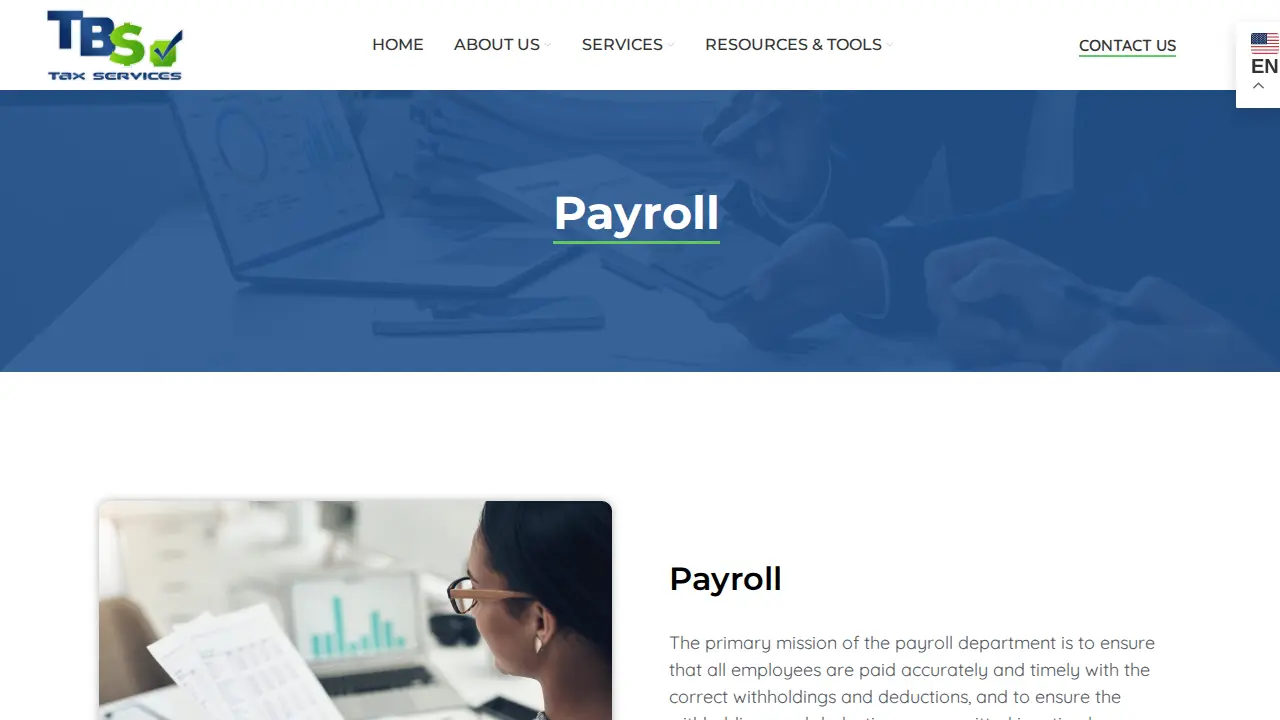 TBS Tax Services, Inc. page