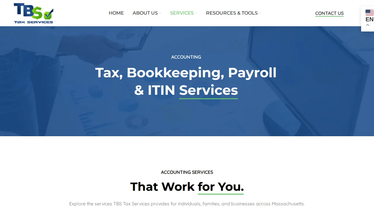 TBS Tax Services, Inc. page