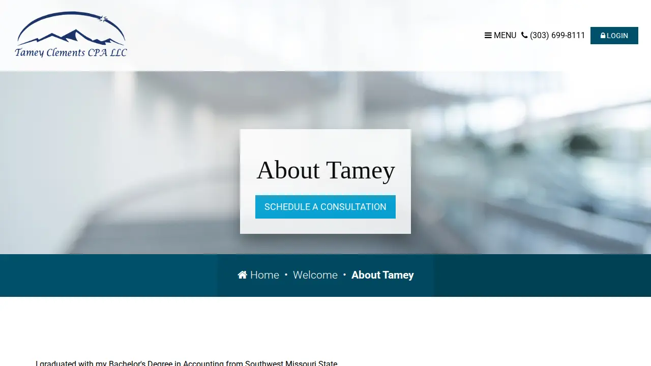 Tamey Meziere Clements CPA page