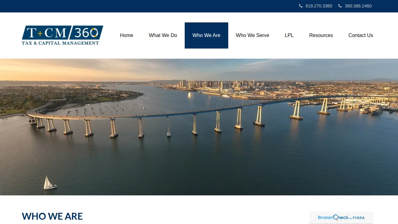 Tax & Capital Management 360 page