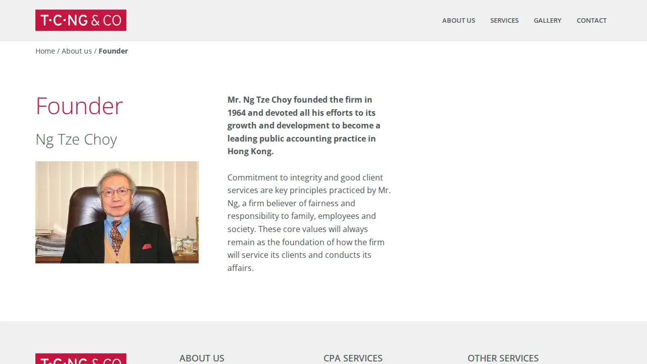 T.C. Ng & Company CPA Limited page