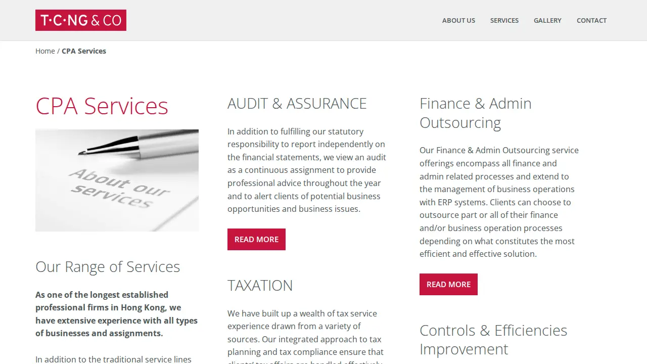 T.C. Ng & Company CPA Limited page