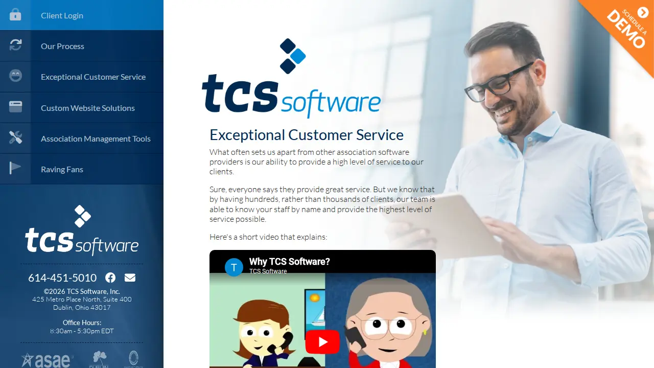 TCS Software, Inc. page