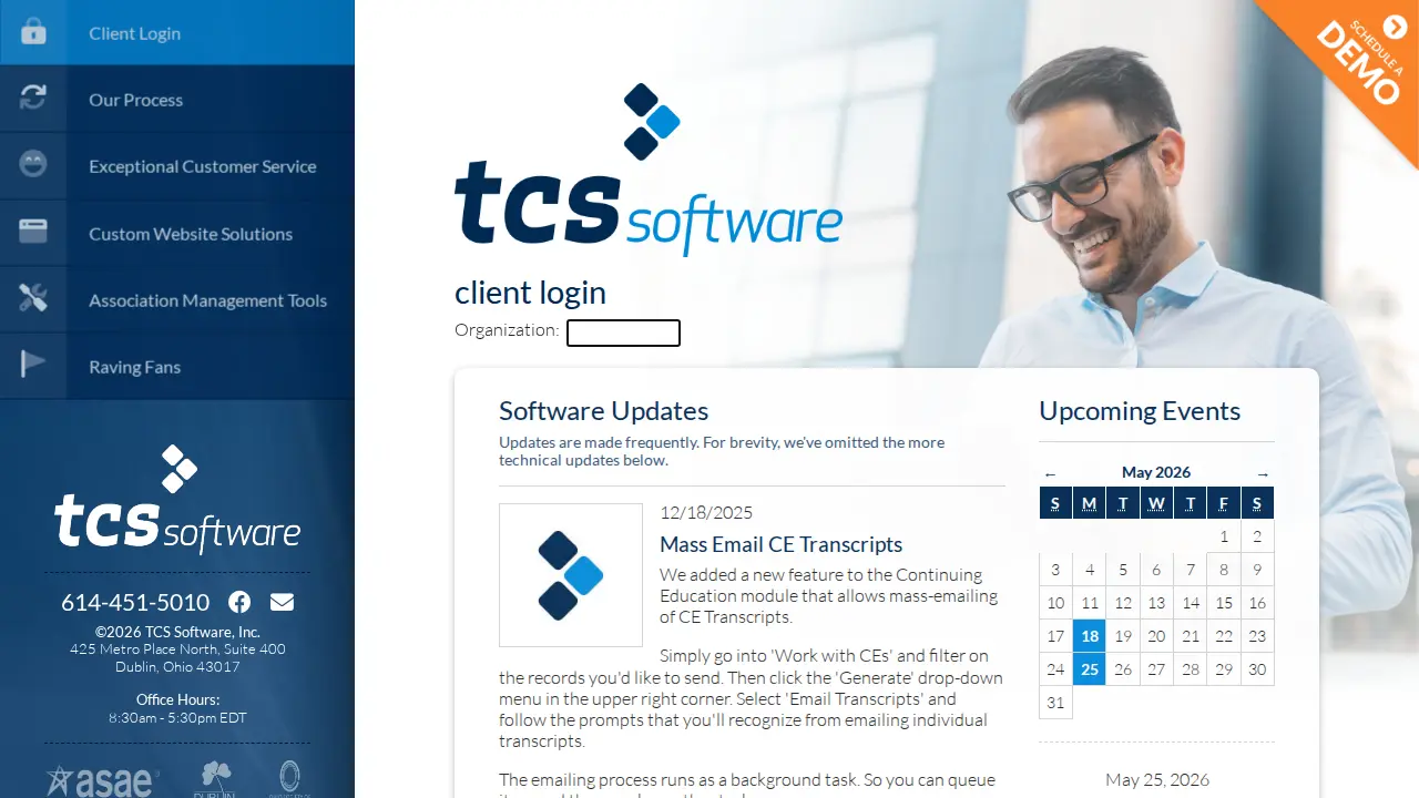 TCS Software, Inc. page