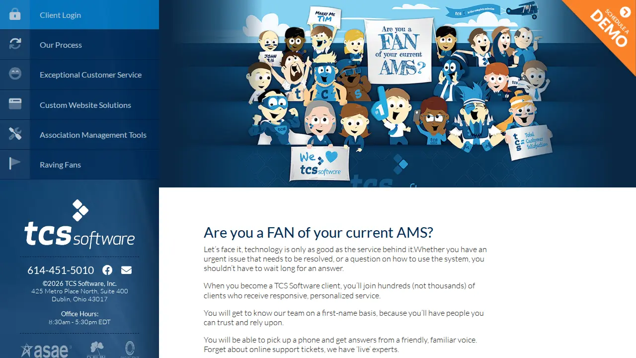 TCS Software, Inc. page