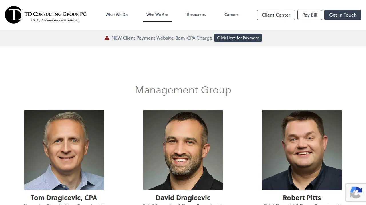 TD Consulting Group PC - CPAs, Tax, & Business Advisors page