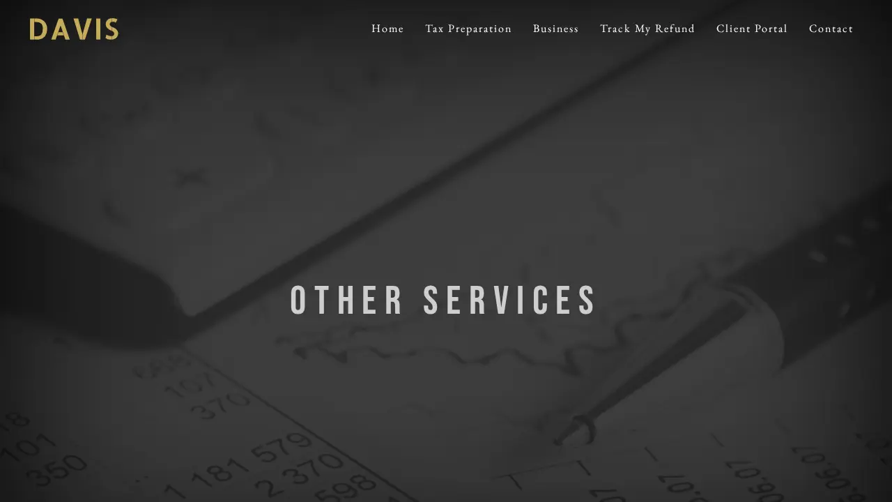 Davis Tax & Accounting page