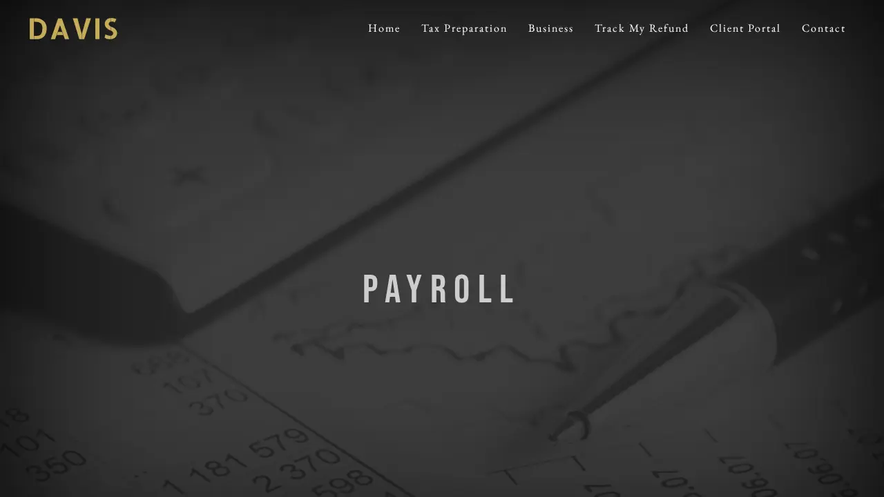 Davis Tax & Accounting page