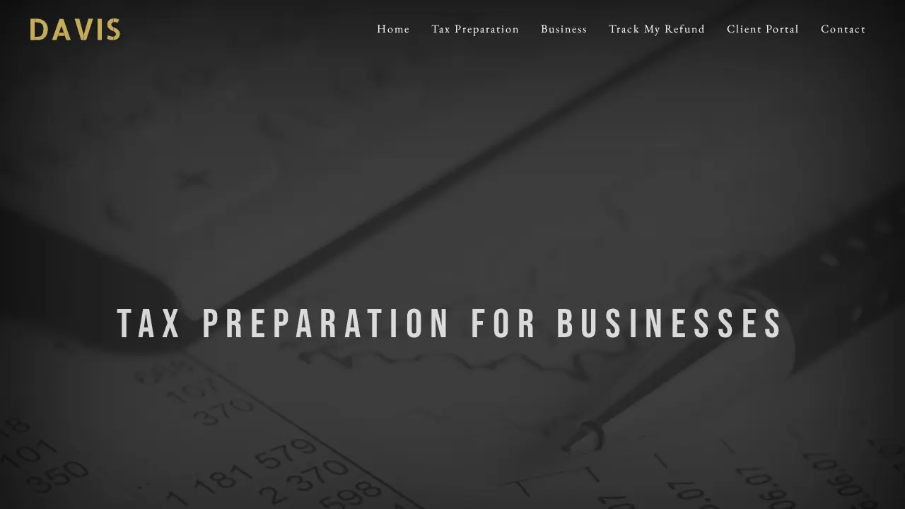 Davis Tax & Accounting page