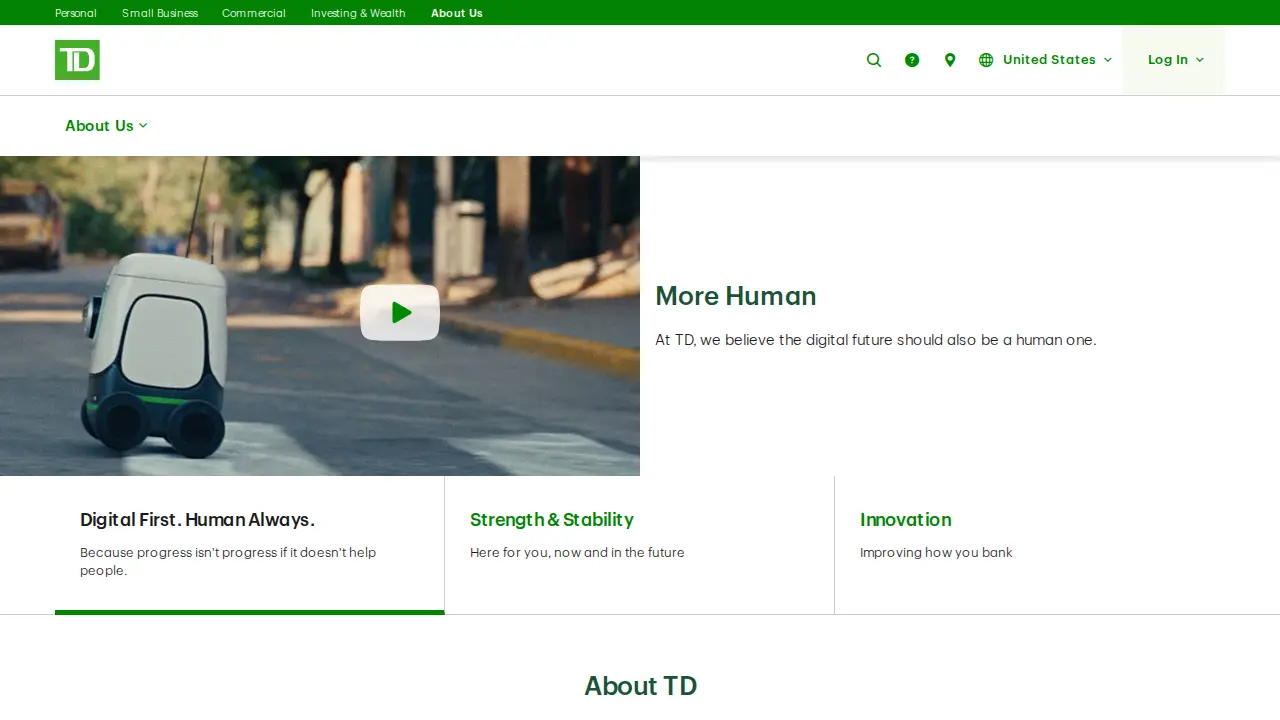 TD Wealth page