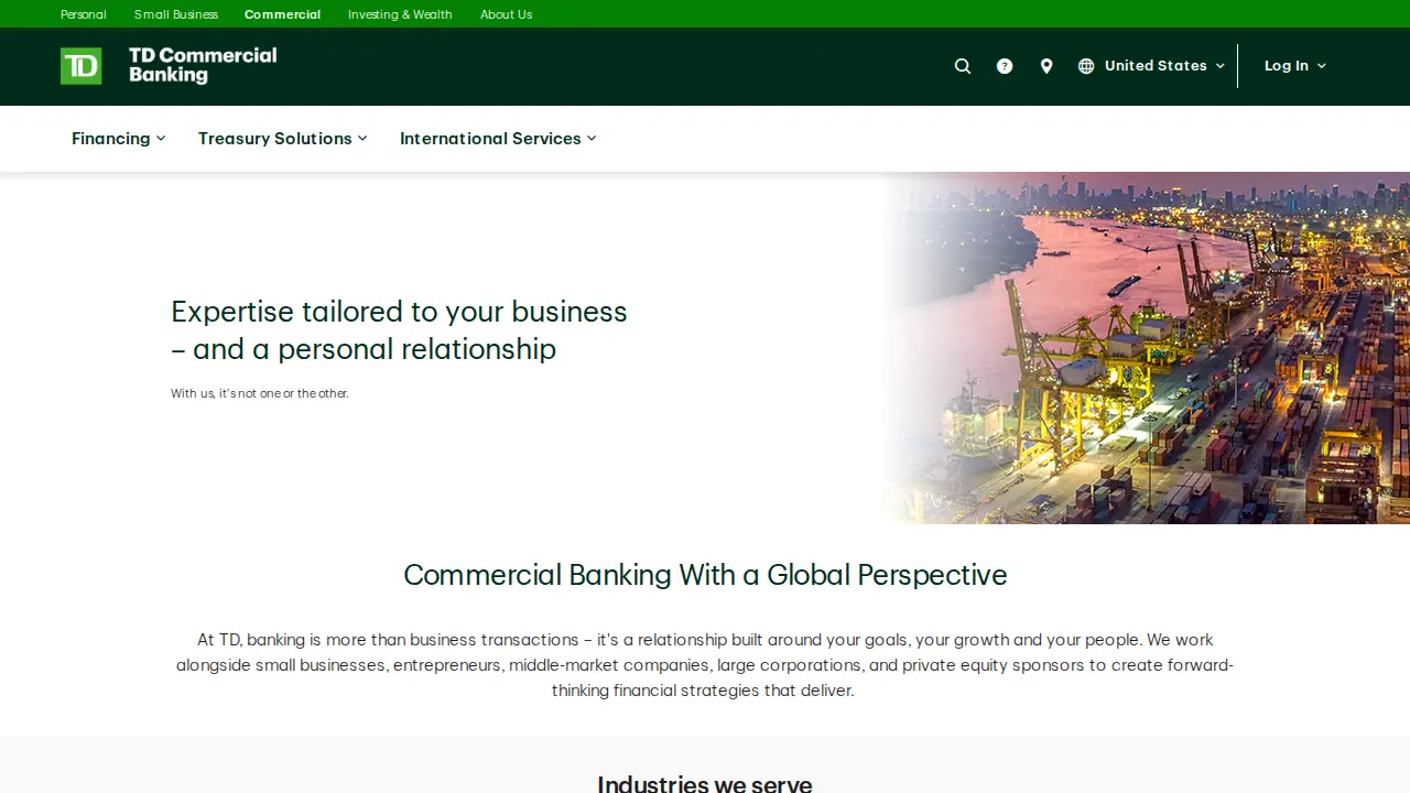 TD Wealth page