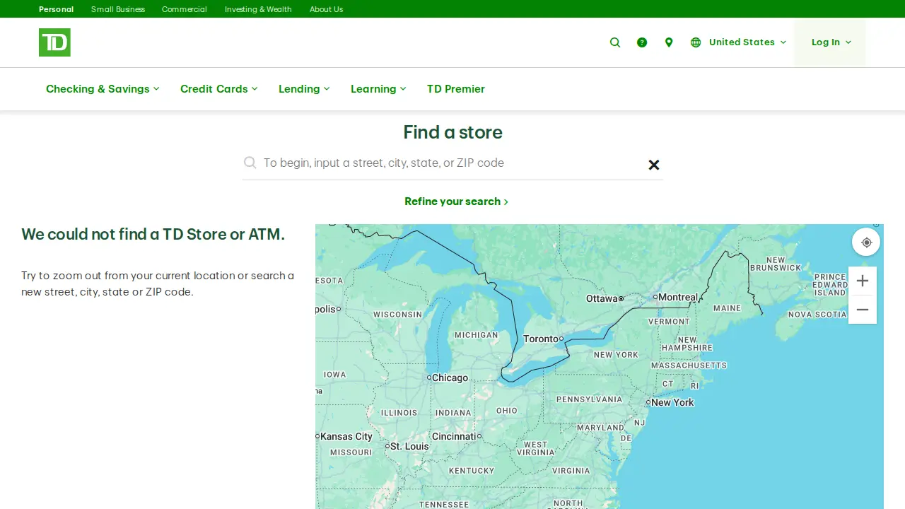 TD Wealth page