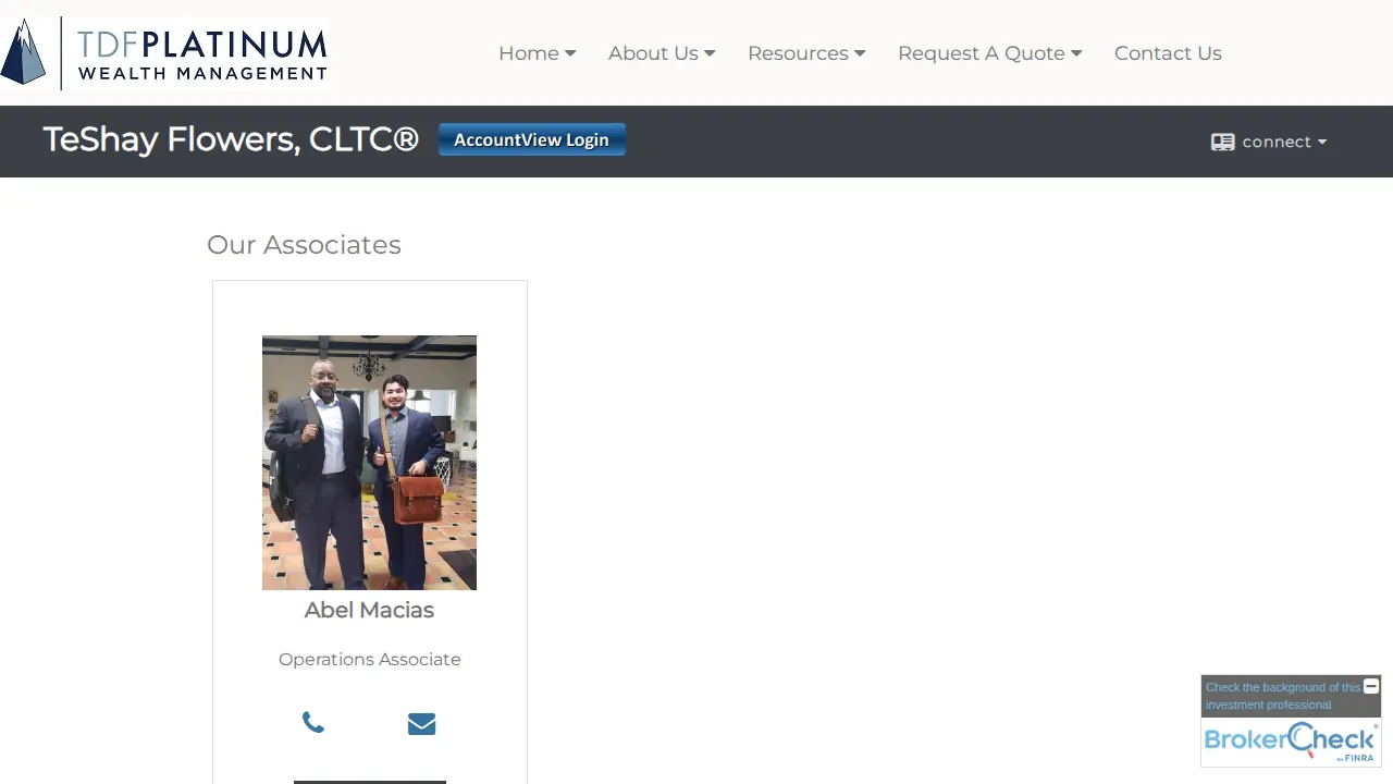 tdf platinum wealth page