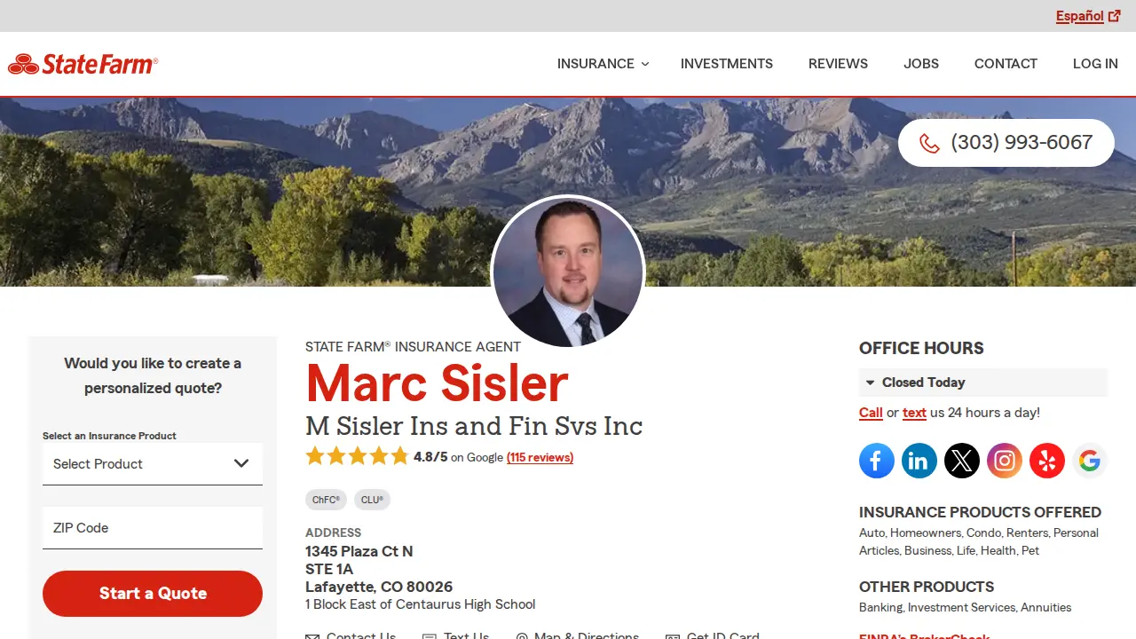 Marc Sisler - State Farm Insurance Agent